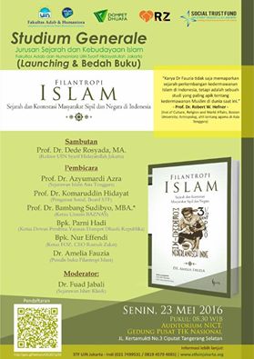 Stadium Generale, Launching dan Bedah Buku Filantropi Islam di Indonesia