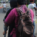 #IVD2015 One Day Doing Something Cool, Together We Care Mengantarkan mahasiswa ke fakultas dengan jasa ojek vespa