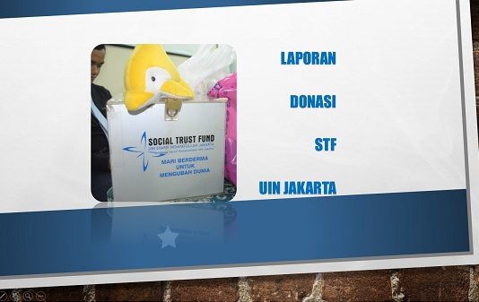 Laporan Dana Masuk STF UIN Jakarta Periode Mei-Agustus 2017