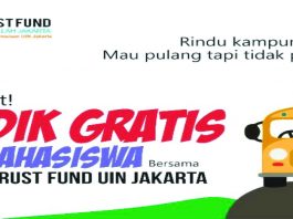 Mudik Gratis untuk Mahasiswa bersama STF UIN Jakarta