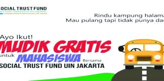 Mudik Gratis untuk Mahasiswa bersama STF UIN Jakarta