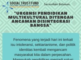 Sarasehan Bulanan Social Trust Fund (STF) UIN Syarif Hidayatullah Jakarta