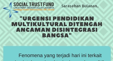 Sarasehan Bulanan Social Trust Fund (STF) UIN Syarif Hidayatullah Jakarta
