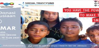 Laporan Dana Masuk Program Donasi Kemanusiaan Myanmar per 17 Oktober 2017