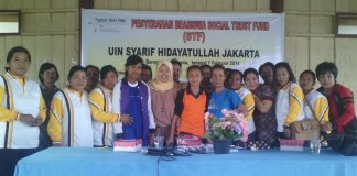 Beasiswa Perdamaian STF UIN Jakarta Tahun 2014