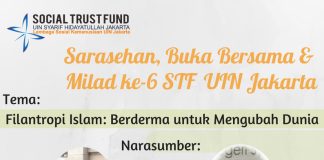 Sarasehan, Buka Bersama dan Milad ke-6 STF UIN Jakarta