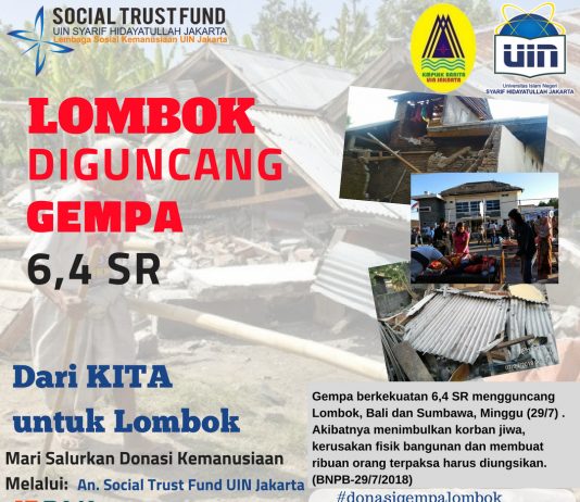Dari KITA untuk Lombok