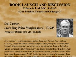 Book Launch & Discussion __Tribute to Prof. M.C. Ricklefs __