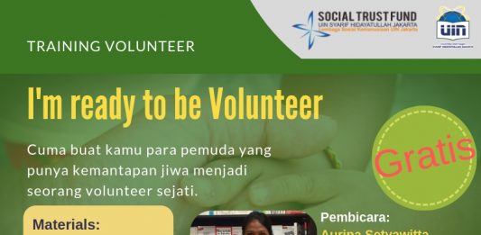Training: I’m ready to be Volunteer