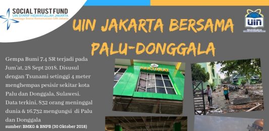 UIN Jakarta Bersama Palu-Donggala