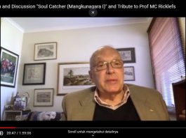 Book Launch and Discussion of Soul Catcher: Java’s Fiery Prince Mangkunagara I, 1726-1795, and Tribute to Prof. MC. Ricklefs