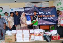 STF UIN Jakarta Salurkan Donasi ke Beberapa Titik Korban Bencana Tsunami Selat Sunda