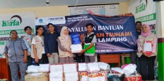 STF UIN Jakarta Salurkan Donasi ke Beberapa Titik Korban Bencana Tsunami Selat Sunda