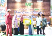 Sekolah Madrasah Pembangunan UIN Jakarta Salurkan Donasi Bencana Melalui Lembaga STF