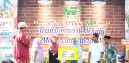 Sekolah Madrasah Pembangunan UIN Jakarta Salurkan Donasi Bencana Melalui Lembaga STF