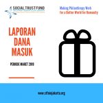 Laporan Donasi Masuk Periode Maret 2019