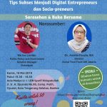 Ikuti Sarasehan Ramadhan STF UIN Jakarta, Dapatkan Ilmu Digital Entrepreneurship dan Filantropi