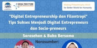 Ikuti Sarasehan Ramadhan STF UIN Jakarta, Dapatkan Ilmu Digital Entrepreneurship dan Filantropi