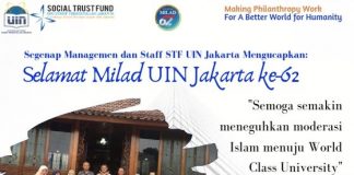 Doa Terbaik di Milad UIN Jakarta ke-62