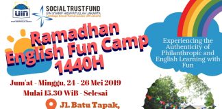 STF UIN Jakarta Kembali Hadirkan Ramadhan English Fun Camp 1440 H/ 2019
