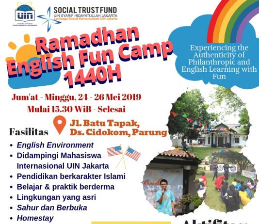 STF UIN Jakarta Kembali Hadirkan Ramadhan English Fun Camp 1440 H/ 2019