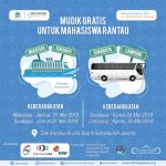 STF UIN Jakarta Ajak Mahasiswa Rantau Mudik Gratis 2019