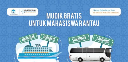 STF UIN Jakarta Ajak Mahasiswa Rantau Mudik Gratis 2019