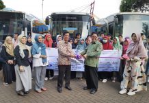 Mudik Gratis STF UIN Jakarta Bantu Ringankan Mahasiswa Rantau Pulang Kampung