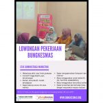 Lowongan Staf Administrasi Marketing Bungkesmas