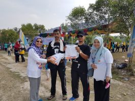 STF UIN Jakarta Ikuti Jalan Sehat Memperingati Milad UIN ke 62