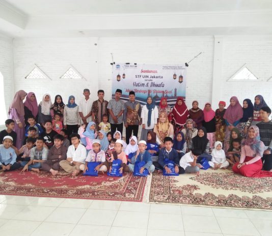 STF UIN Jakarta Menebar Kebaikan Di Bulan Ramadhan Bersama Yatim dan Dhuafa Cidokom, Parung