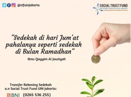 Sedekah Jumat Anda Membantu Anak Negeri Meraih Sarjana