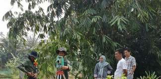 Tim BPN Lakukan Pengukuran Tanah Cercondeso STF UIN Jakarta di Cidokom