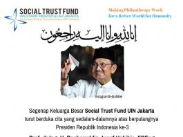 STF Mengucapkan Duka Cita Atas Meninggalnya Prof. dr.Ing. H. Bacharuddin Jusuf Habibie, FREng