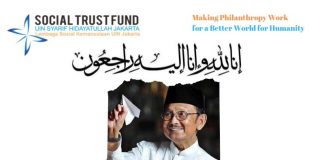 STF Mengucapkan Duka Cita Atas Meninggalnya Prof. dr.Ing. H. Bacharuddin Jusuf Habibie, FREng