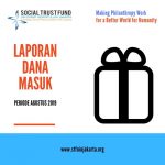 Laporan Donasi Masuk Periode Agustus 2019