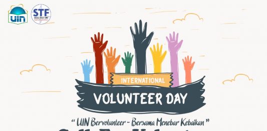 Kolaborasi Sivitas Akademika UIN Merayakan Volunteer Day
