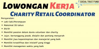Lowongan Kerja: Charity Retail Coordinator