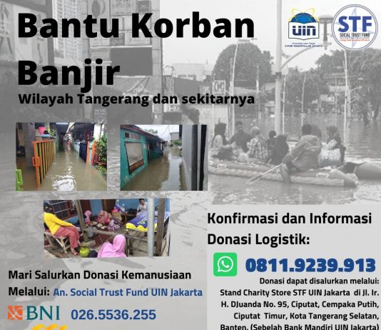 Bantu Korban Banjir di Tangerang dan Sekitarnya