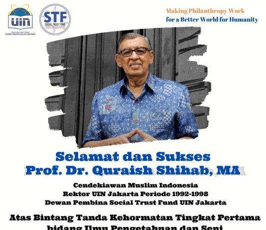 Prof. Quraish Shihab, MA. Kembali Mendapatkan Penghargaan