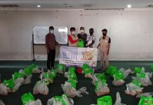 Bantuan Sembako dari Gugus Tugas Covid 19 untuk International Student yang Tinggal di Mahad UIN Jakarta