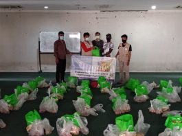 Bantuan Sembako dari Gugus Tugas Covid 19 untuk International Student yang Tinggal di Mahad UIN Jakarta