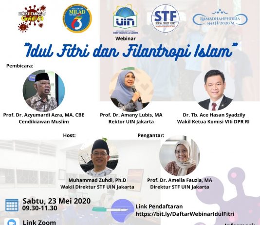 Webinar STF: Idul Fitri dan Filantropi Islam