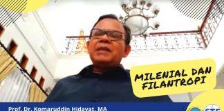 Prof. Komaruddin Hidayat Melihat Filantropi Milenial dari Berbagai Pendekatan: Historis, Teologis, dan Spiritualitas