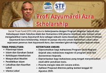 Professor Azyumardi Azra Scholarships 2020/2021 (Ganjil)