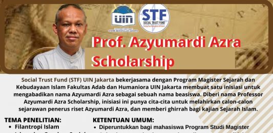 Professor Azyumardi Azra Scholarships 2020/2021 (Ganjil)