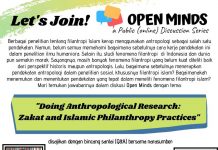OPEN MINDS: A Public (online) Discussion Series. ”DOING ANTHROPOLOGICAL RESEARCH: ZAKAT AND ISLAMIC PHILANTHROPY PRACTICES”