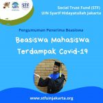 Selamat Kepada Mahasiswa Penerima ‘Beasiswa Mahasiswa Terdampak Covid-19’ Semester Ganjil Tahun Akademik 2020/2021