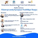 Penyerahan Beasiswa Social Trust Fund UIN Jakarta & Public Lecture; Filantropi untuk Kemajuan Pendidikan Bangsa