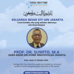 Duka Cita Atas Meninggalnya Prof. Dr. Suwito, MA Guru Besar UIN Jakarta